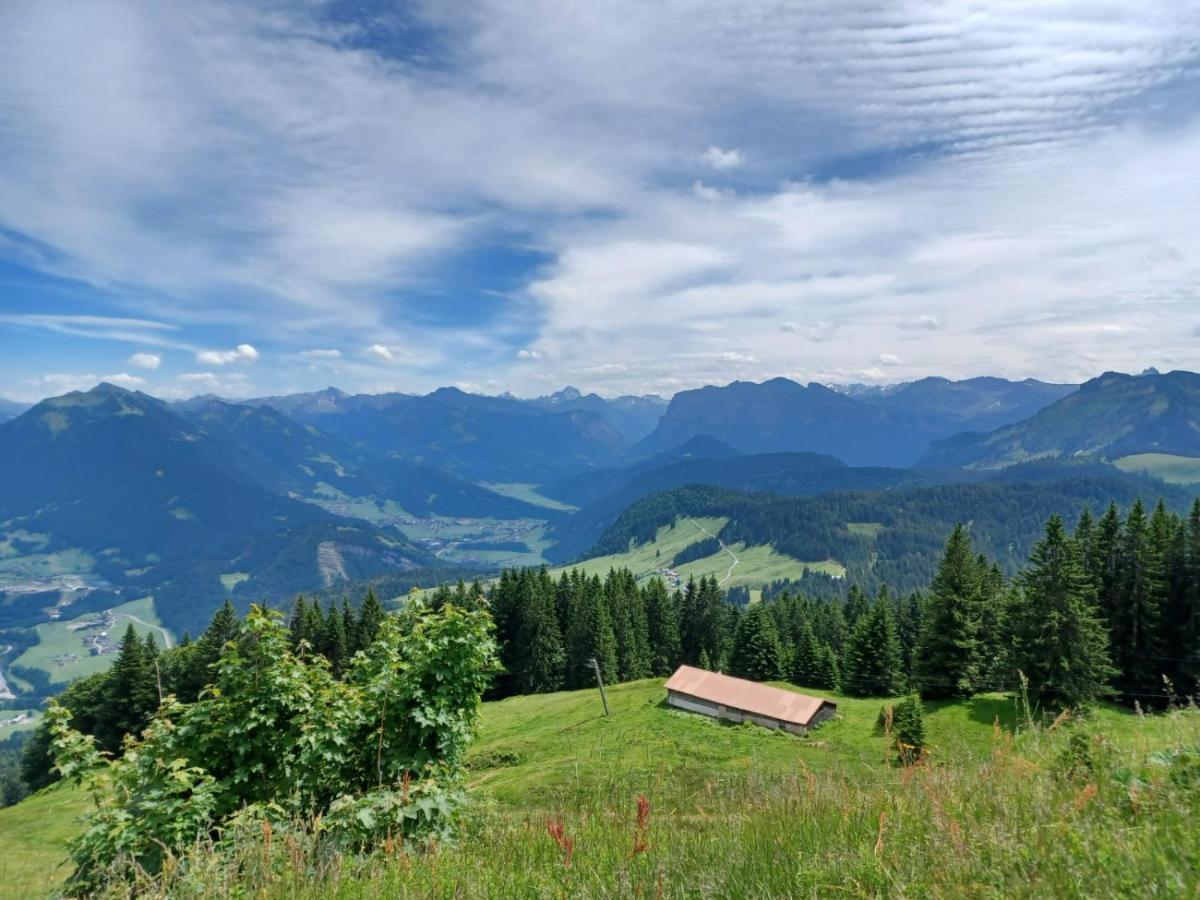 Ferienwohnung Brittenberg Alpaka Schwarzenberg im Bregenzerwald Esterno foto